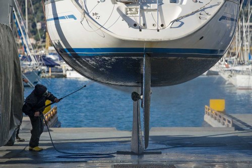 Schade zeilboot kielconstructie